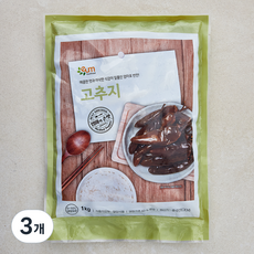이음푸드 고추지, 1kg, 3개