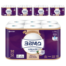 Kleenex 舒潔 Supreme柔軟天然紙漿3層衛生紙, 27m, 12捲, 5袋