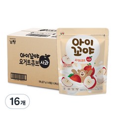 아이꼬야 요거트큐브, 16개, 17g, 사과