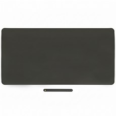 쿠말 가죽 대형 책상 보호 데스크 매트, 매트그레이