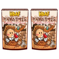 바프 커피비스킷 아몬드, 190g, 2개