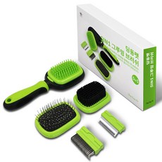 DING DONG PET 寵物 5合1 美容梳 69 x 230 x 65 mm, 混合顏色, 1個