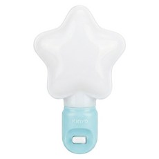Kinyo LED造型小夜燈 NL-5925 66.5 x 105 x 62.5mm 36.5g, 魔法星星 白色