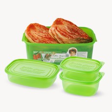 Debbie Meyer Green Box BEST 泡菜保鮮4件組, Green Box 473ml + Green Box 709ml + Green Box 946ml + Big Box 5.6L, 1套