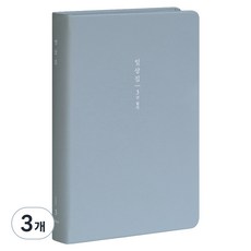 아이코닉 일상집 3년 일기장 다이어리, 02 Pale blue, 3개