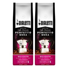 BIALeTTI 拜雷提 Perfetto研磨咖啡Delicato, 摩卡壺, 2包, 250g