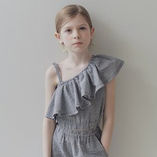 ROANJANE 泡泡紗奇趣荷葉邊上衣