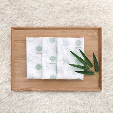 babyan 竹纖維印花手帕 10入