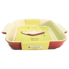 르크루제 정사각 디쉬, 빨강, 1개