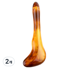 Byde 時尚臉部刮痧按摩器, 2個, 棕色9
