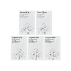 ongredients 95%積雪草面膜 Set 5片, 1盒