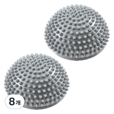 Roywing 平衡按摩半球圓錐球, 質感灰, 8個