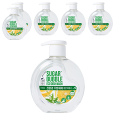 SUGAR BUBBLE 檸檬馬鞭草環保餐具清潔劑, 6個, 750ml