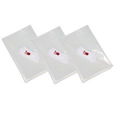 Kkeundari 夾式大型塑膠袋 130 x 150 cm, 透明, 3個