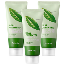 Farmstay 真綠茶深層清潔去角質凝膠, 100ml, 3個