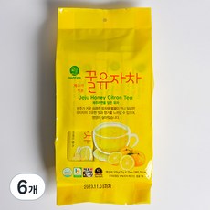 누리원 제주앤팜 꿀유자차, 25g, 15개입, 6개