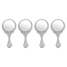 CHILSUNG 咪咪公主鏡 小型, 銀色, 4個