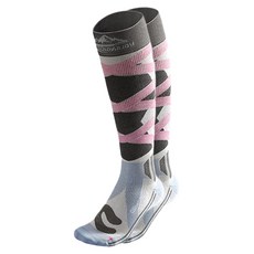 GOLOV.EJOy經典長筒滑雪襪 運動機能壓力襪 粉藍色 1雙 35~39 冬季滑雪配件
