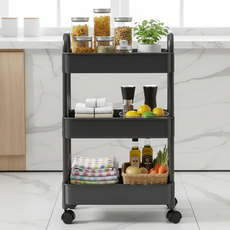 Joinmade 移動式層架推車, 黑色