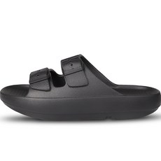 Super Carmit 中性零重力軟恢復墊扣拖鞋 ss882, 黑色的, 250