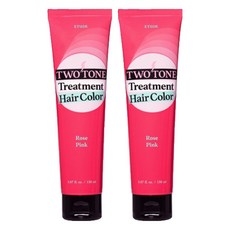 에뛰드 투톤 트리트먼트 헤어 컬러, 10호 로즈핑크, 2개