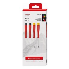 PB SWISS TOOLS 電子精密起子組CBB Set 4支, 瑞士製造, 終身保固, 1組