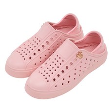 BORUI 柏睿鞋業 大人款 飾扣造型輕量休閒洞洞便鞋