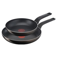 테팔 티타늄 액티쿡 프라이팬 2종세트, 블랙커피, 프라이팬 20cm + 26cm, 1세트
