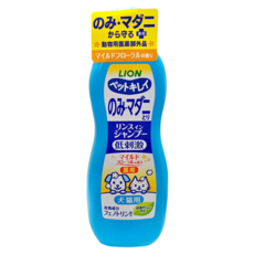 LION 獅王 Pet Clean 犬貓專用低刺激除蚤洗毛露, 330ml, 1瓶