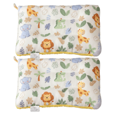 100%純棉可水洗兒童枕頭 2個, 小夥伴 + 小夥伴