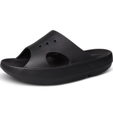 Super Carmit 男女通用零重力軟恢復墊拖鞋 ss858, 黑色的, 280