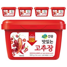 SING SONG 減糖低卡美味辣椒醬, 500g, 5個