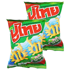 PU-Thai 泰國 螃蟹餅乾 海苔口味, 55g, 2包