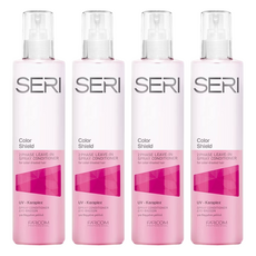 FARCOM 髮控 SERI 柔馭護色水髮膜 2相免洗噴霧護髮素 適合染髮髮質 防紫外線, 300ml, 4瓶