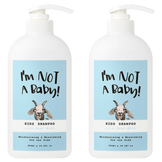 아임낫어베이비 고트밀크 키즈 샴푸, 500ml, 2개