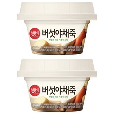 CJ Hetbahn 蘑菇蔬菜粥, 2個, 268g