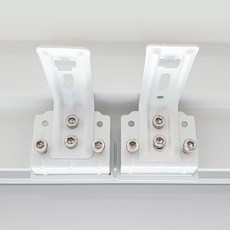 월텍스 픽스픽스 브라켓 7cm, 화이트, 1개