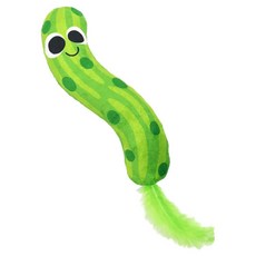 PET ZONE 貓咪玩具 踢踢包 內含貓草木天蓼 互動玩具 耐用材質, 酸黃瓜, 1個