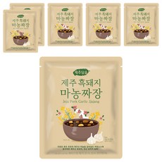 오뚜기 제주담음 제주 흑돼지 마농짜장, 250g, 6개
