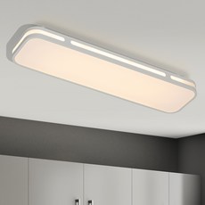 WONHA 無閃爍三色變換亮度調節LED 51W Zai廚房吸頂燈 遙控器, 白色