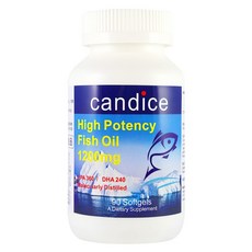 candice 康迪斯 歐米加 600 魚油膠囊, 90顆, 1.2g, 1罐