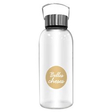 FUJI-GRACE 富士雅麗 高硼矽耐熱手提玻璃瓶, 金色, 1L, 1個