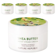 네이처리퍼블릭 쉐어버터 모이스트 스팀 크림 중건성용, 100ml, 5개