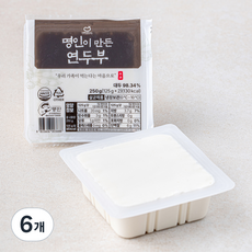 한둘 명인이 만든 연두부, 125g, 6개