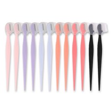 엘로브 파스텔 눈썹 정리 눈썹칼 12P, 1세트, 혼합색상