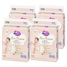Merries 妙而舒 頂柔舒護 黏貼型 紙尿褲 台灣公司貨, NB, 264片