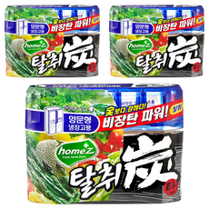 home'Z 主要產品為除臭碳對開門冰箱, 240g, 3個