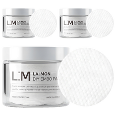 라몽 DIY 엠보싱 메이크업 패드, 70개입, 3개