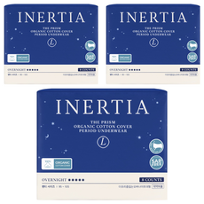 inertia The Prism夜用型褲型衛生棉, 3包, 8片, L(95~105號)