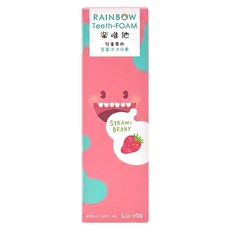 Luveta 樂唯他 兒童專用含氟泡沫牙膏 草莓, 50ml, 1瓶